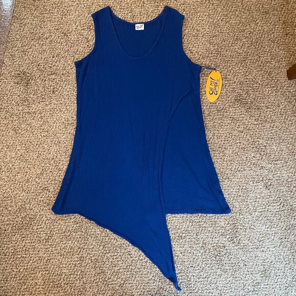 Size 2 (Medium/Large) Oh My Gauze! cobalt blue Lorelei wrap dress - Picture 1 of 15